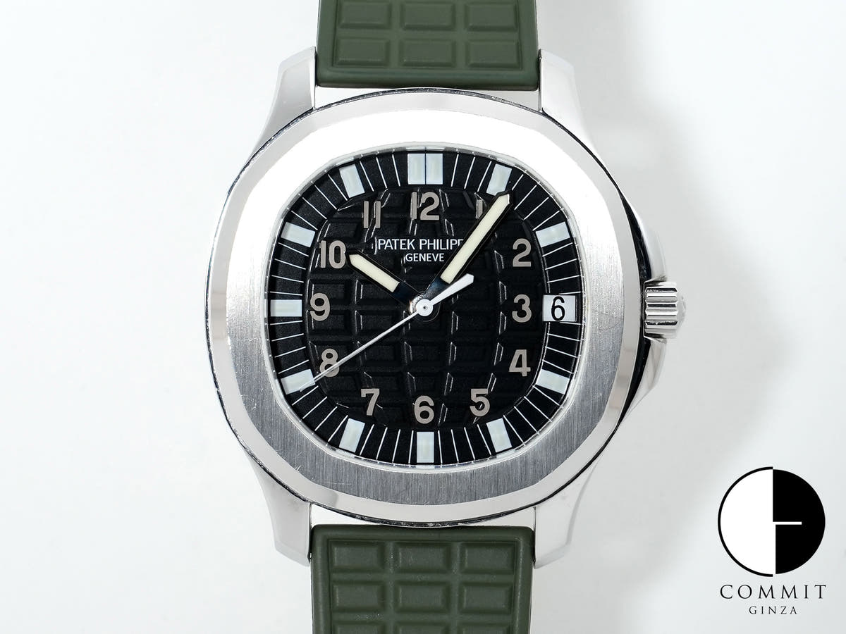 パテックフィリップ アクアノート ラージ Ref.5065A-001 ステンレススチール ブラック文字盤 中古 y2rupj98