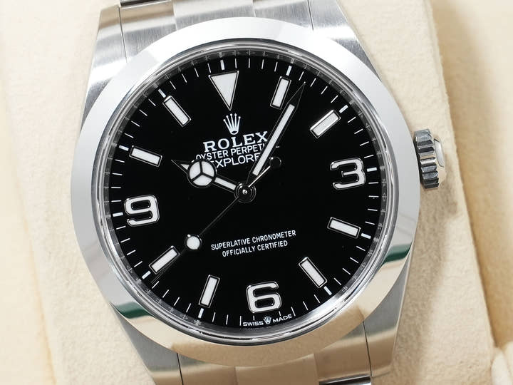 ロレックス エクスプローラー40 Ref.224270 ステンレススチール ブラック文字盤 オイスターブレスレット 中古 ceb52jy2