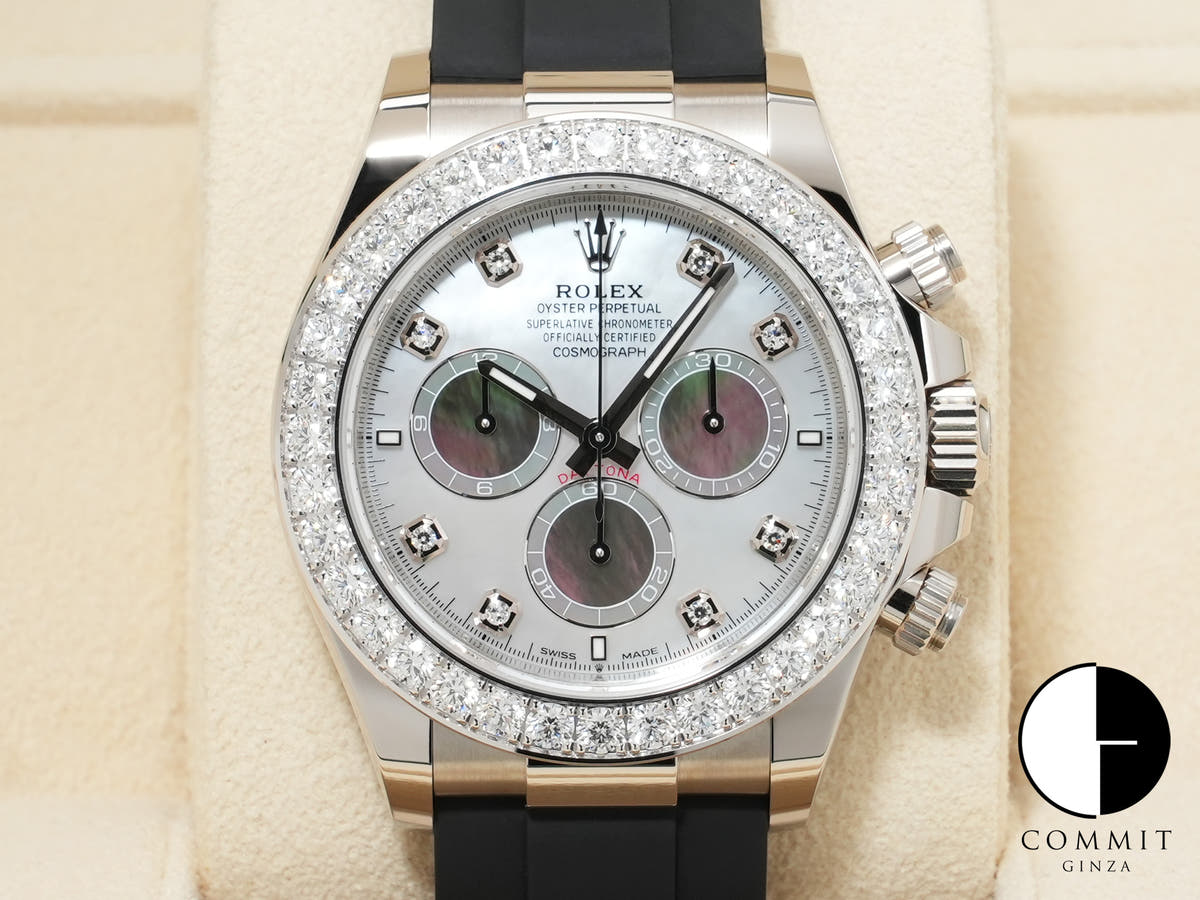 Rolex Daytona Ref. 126589RBR White Gold Mother-of-Pearl with White/Black Dial Unused mviskyxa