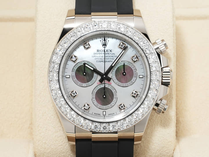 Rolex Daytona Ref. 126589RBR White Gold Mother-of-Pearl with White/Black Dial Unused mviskyxa