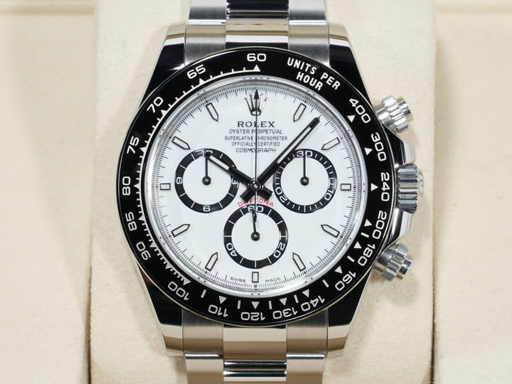 ロレックス デイトナ Ref.126500LN ステンレススチール ホワイト文字盤 美品 o2ss3jwt
