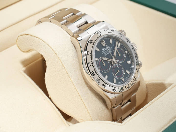 ロレックス デイトナ Ref.116509 ホワイトゴールド ブルー文字盤 美品 tdimd2k3