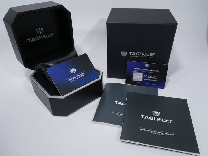 TAG Heuer Carrera Tourbillon Chronograph Ref. CBS5010.FC6543 Stainless Steel Blue Dial Pre-owned g37x7br9