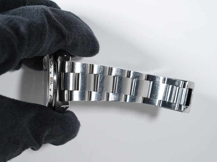 Pre-owned Rolex Explorer II Ref. 16550 Stainless Steel White Dial Oyster Bracelet isiibo2z