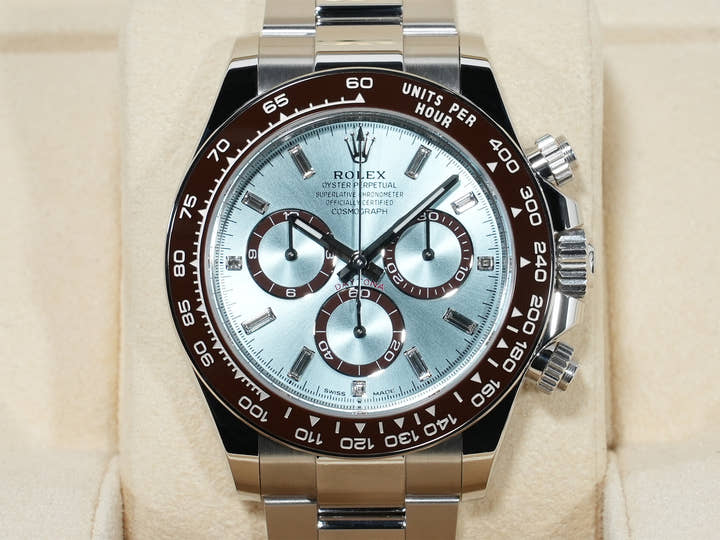 ロレックス デイトナ Ref.126506A プラチナ アイスブルーx11Pダイヤ文字盤 未使用 zmkh5wp2