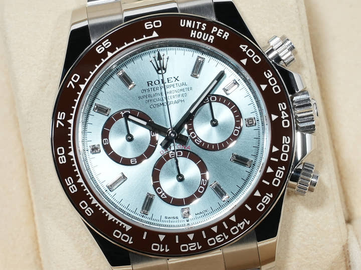 ロレックス デイトナ Ref.126506A プラチナ アイスブルーx11Pダイヤ文字盤 未使用 zmkh5wp2