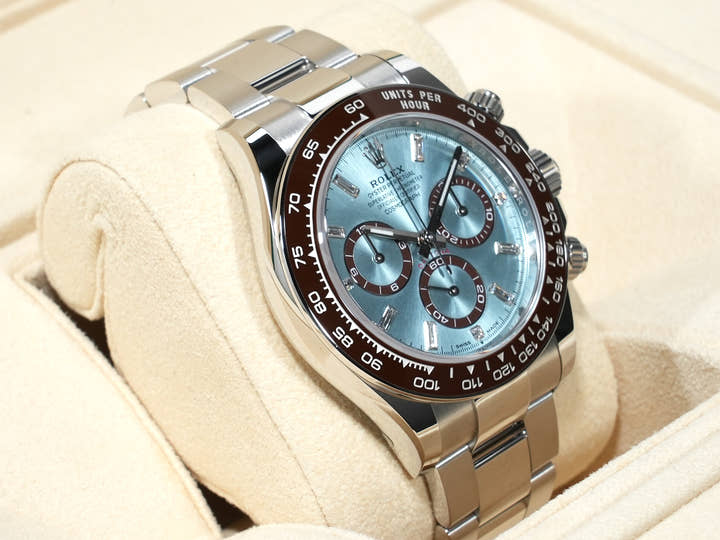 ロレックス デイトナ Ref.126506A プラチナ アイスブルーx11Pダイヤ文字盤 未使用 zmkh5wp2