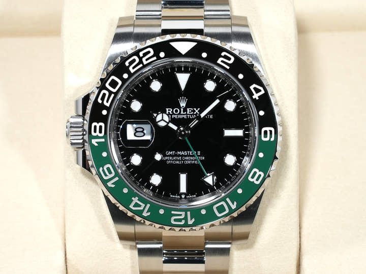ロレックス GMTマスターII Ref.126720VTNR ステンレススチール ブラック文字盤 オイスターブレスレット 未使用 zvgkbatu
