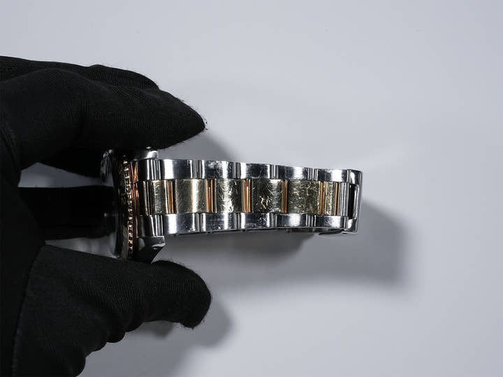 ロレックス GMTマスター Ref.1675/3 ステンレススチール/イエローゴールド ブラウン文字盤 オイスターブレスレット 中古 dtwmxxx3