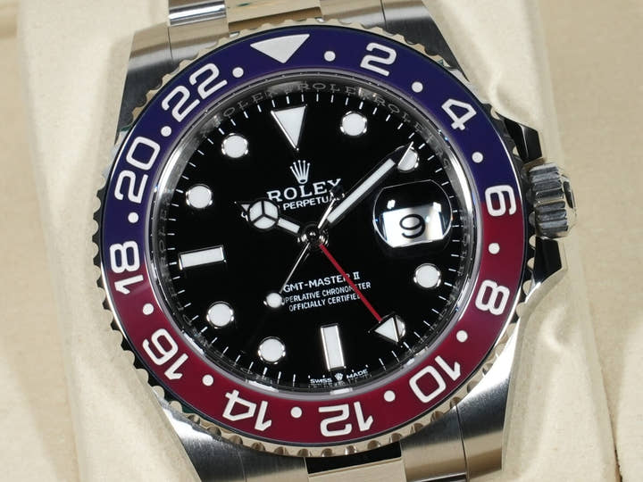 Rolex GMT-Master II Ref. 126710BLRO Stainless Steel Black Dial Oyster Bracelet Unused h9qpyxcd