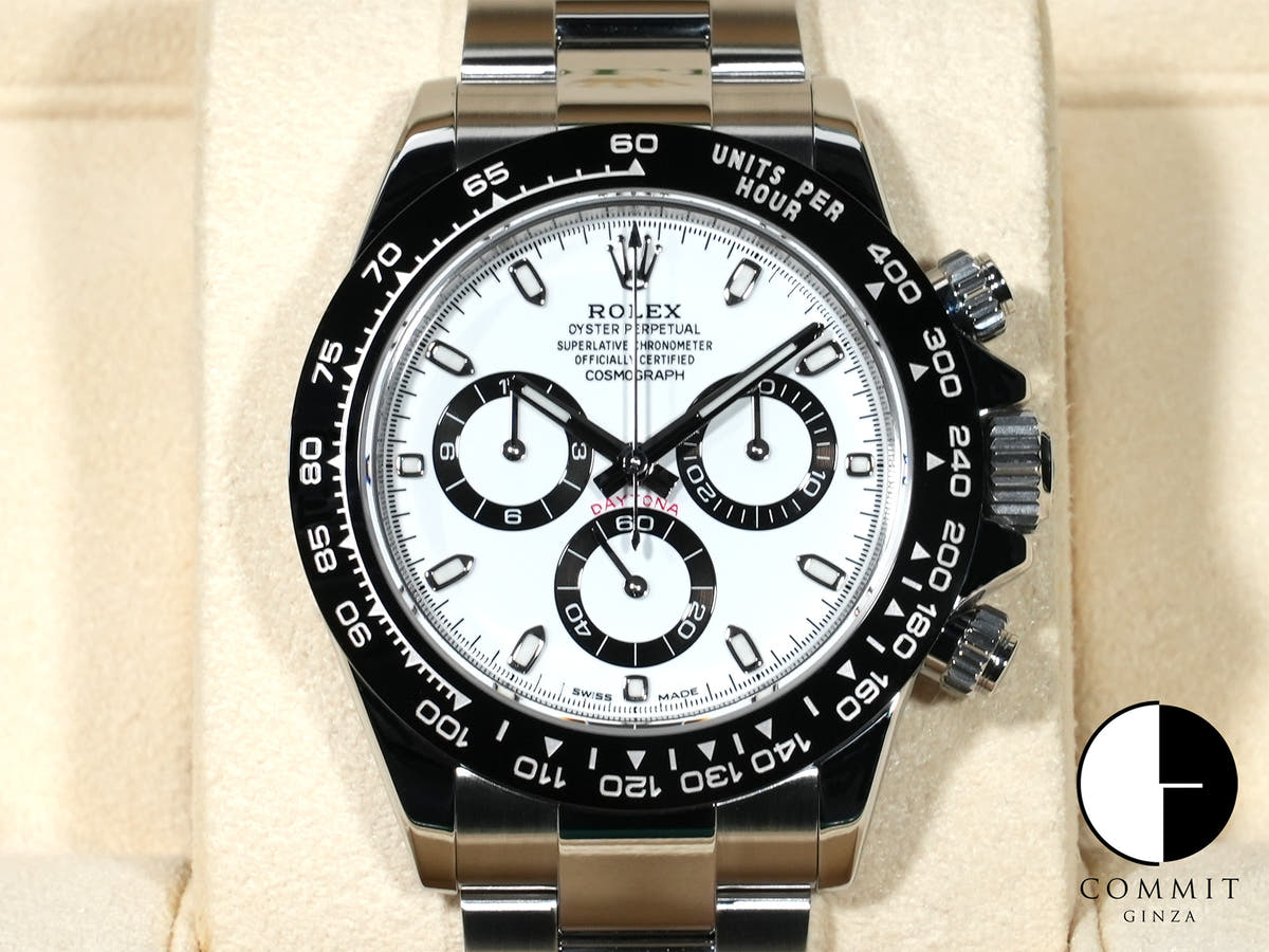 Rolex Daytona Ref. 116500LN Stainless Steel White Dial Excellent Condition hwe565br