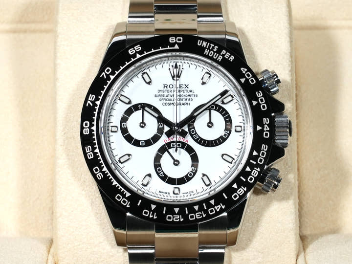 Rolex Daytona Ref. 116500LN Stainless Steel White Dial Excellent Condition hwe565br