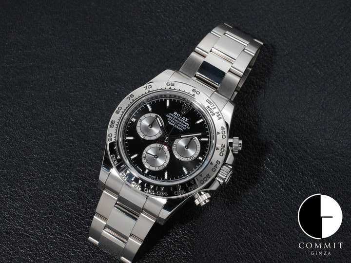 Rolex Daytona Ref. 126509 White Gold with Bright Black and Steel Dial, Excellent Condition 9ao38rup
