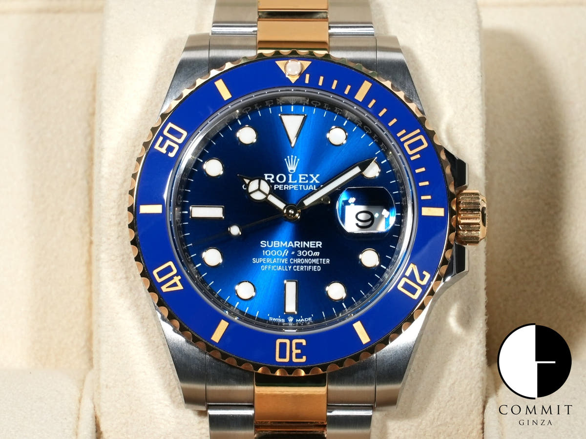 Rolex Submariner Date Ref. 126613LB Stainless Steel/Yellow Gold Blue Dial Excellent Condition (q7rgrd2w)