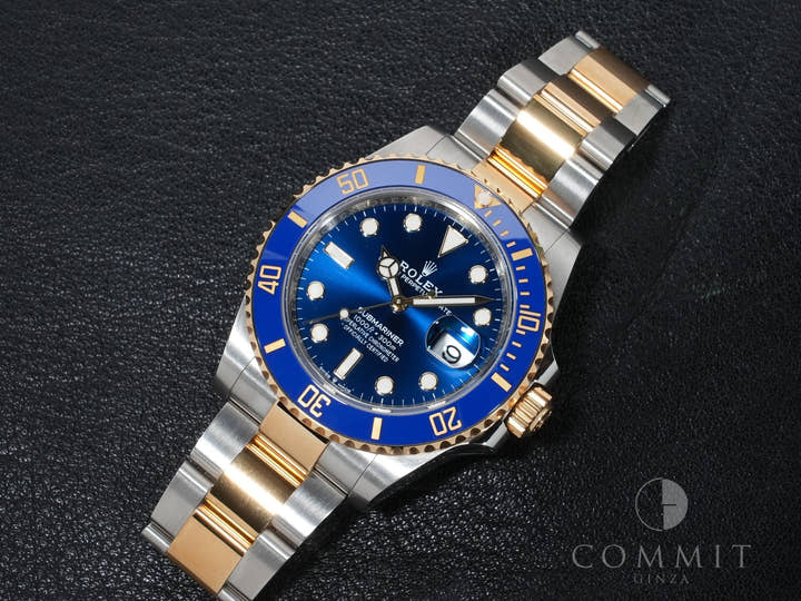 Rolex Submariner Date Ref. 126613LB Stainless Steel/Yellow Gold Blue Dial Excellent Condition (q7rgrd2w)