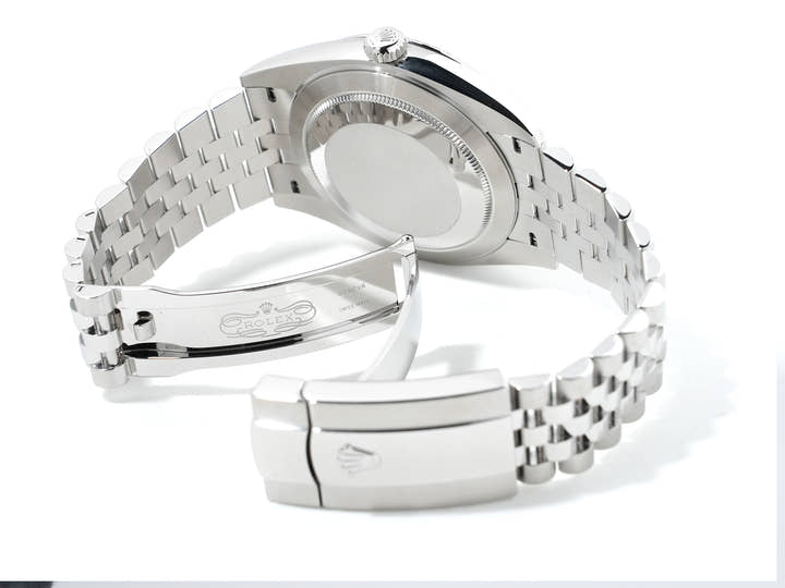 Rolex Datejust 41 Ref. 126334 Stainless Steel/White Gold Bright Blue Dial Jubilee Bracelet Excellent Condition 5w3r3dpe