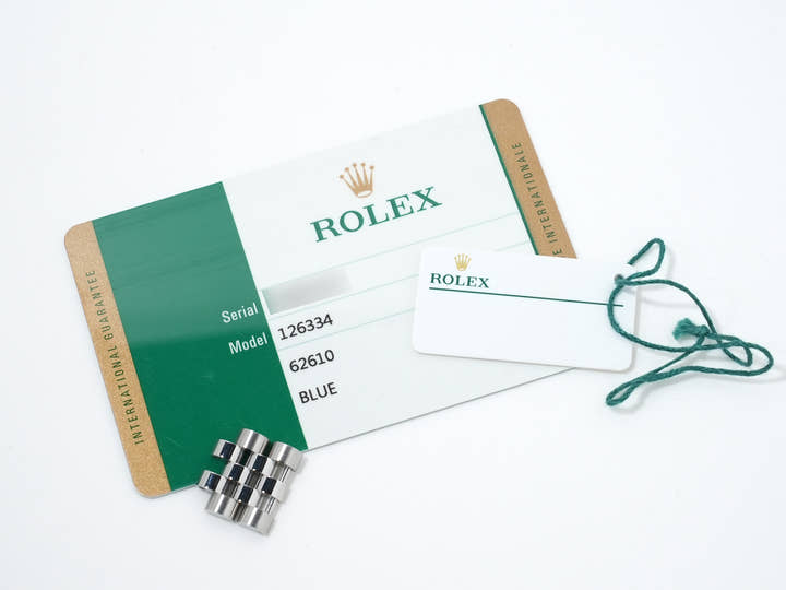 Rolex Datejust 41 Ref. 126334 Stainless Steel/White Gold Bright Blue Dial Jubilee Bracelet Excellent Condition 5w3r3dpe