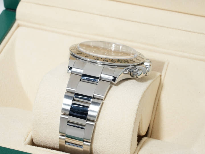 Pre-owned Rolex Daytona Ref. 116520 Stainless Steel Black Dial 9toza8cw