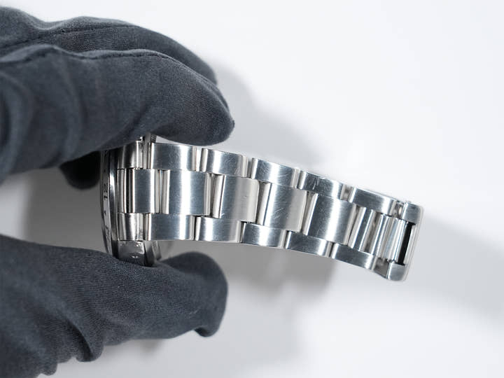 Pre-owned Rolex Explorer II Ref. 16570 Stainless Steel Black Dial Oyster Bracelet (y54f96tv)