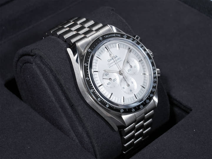 Omega Speedmaster Moonwatch Professional Co-Axial Master Chronometer Chronograph 42mm Ref. 310.60.42.50.02.001 Canopus Gold Silver Dial Pre-owned 7wtegqsv