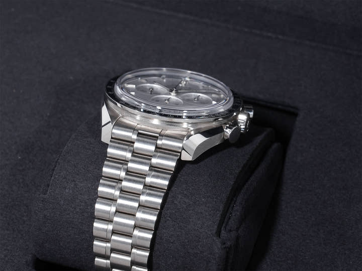 Omega Speedmaster Moonwatch Professional Co-Axial Master Chronometer Chronograph 42mm Ref. 310.60.42.50.02.001 Canopus Gold Silver Dial Pre-owned 7wtegqsv