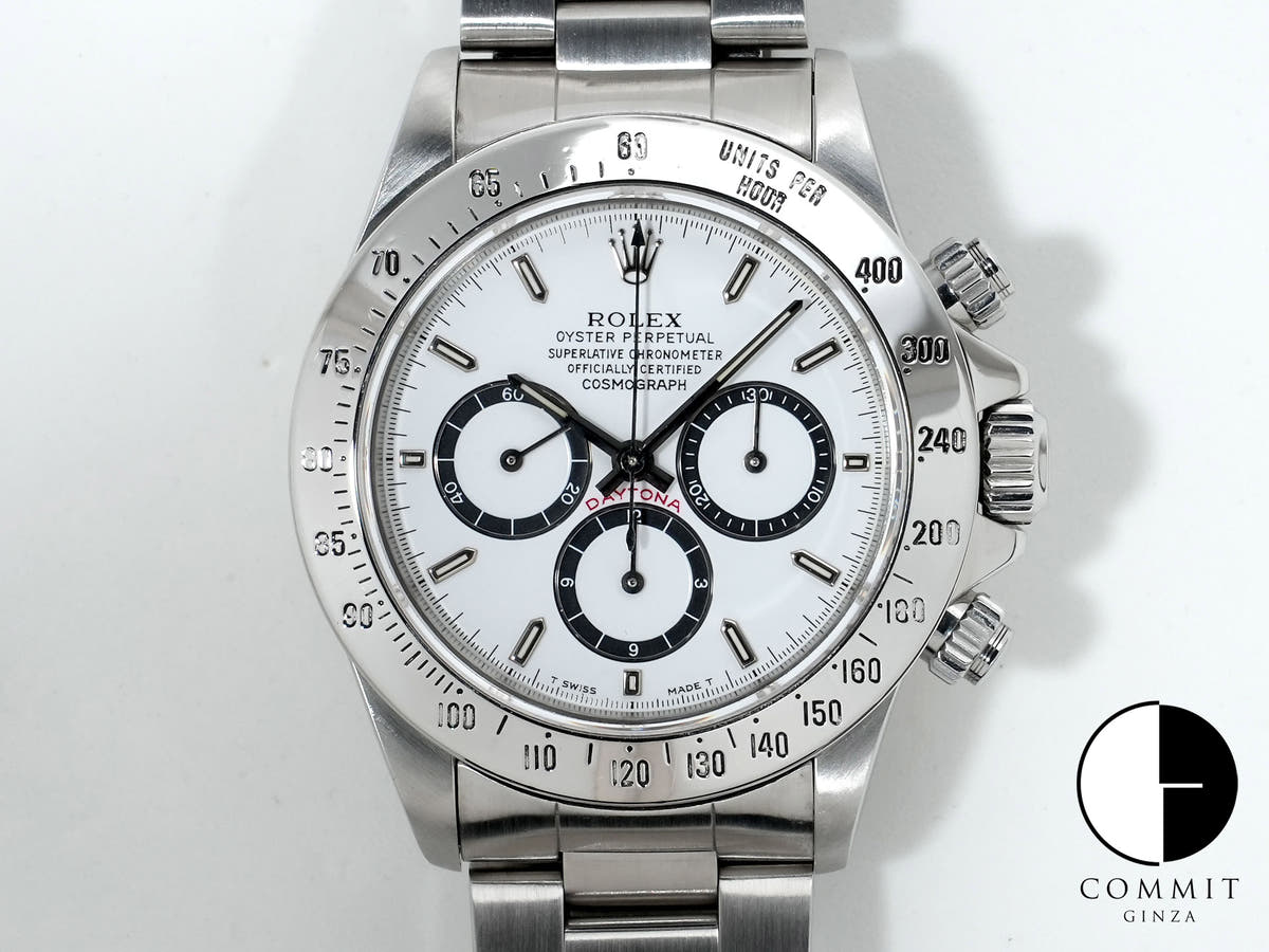 Pre-owned Rolex Daytona El Primero Ref. 16520 Stainless Steel White Dial qqfh4un2