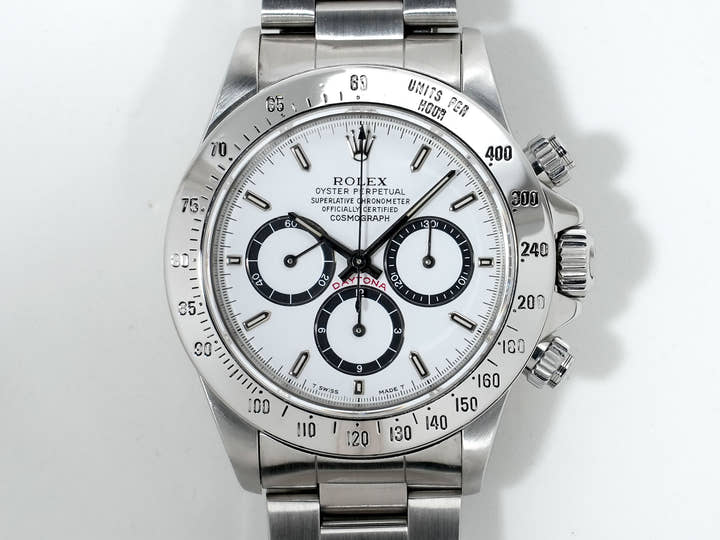 Pre-owned Rolex Daytona El Primero Ref. 16520 Stainless Steel White Dial qqfh4un2