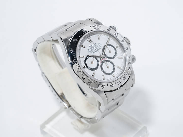 Pre-owned Rolex Daytona El Primero Ref. 16520 Stainless Steel White Dial qqfh4un2