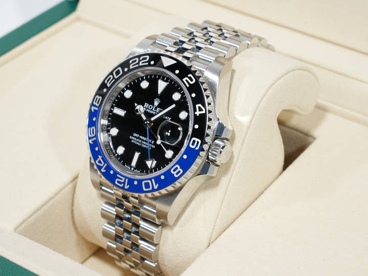 ロレックス GMTマスターII Ref.126710BLNR ステンレススチール ブラック文字盤 ジュビリーブレスレット 未使用 nucrs57k