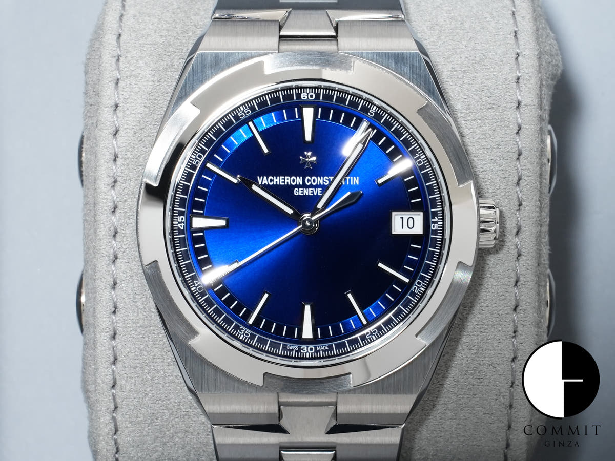 ヴァシュロンコンスタンタン オーヴァーシーズ オートマティック Ref.4520V/210A-B128 ステンレススチール ブルー文字盤 未使用 g5rkh7et