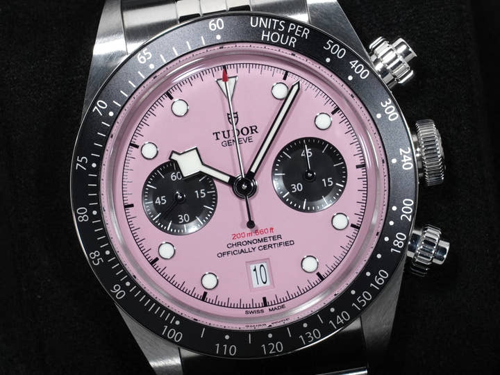 チューダー(チュードル) ブラックベイ クロノ Ref.79360N ステンレススチール ピンク文字盤 美中古 36eo26cd