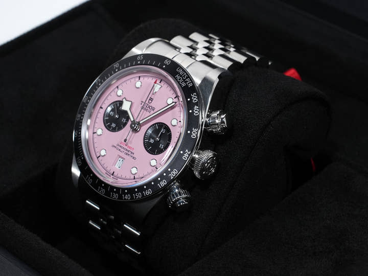 チューダー(チュードル) ブラックベイ クロノ Ref.79360N ステンレススチール ピンク文字盤 美中古 36eo26cd