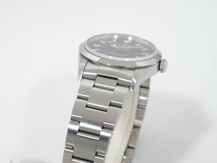 ロレックス エクスプローラーI Ref.14270 ステンレススチール ブラック文字盤 オイスターブレスレット 美品 2or585tb