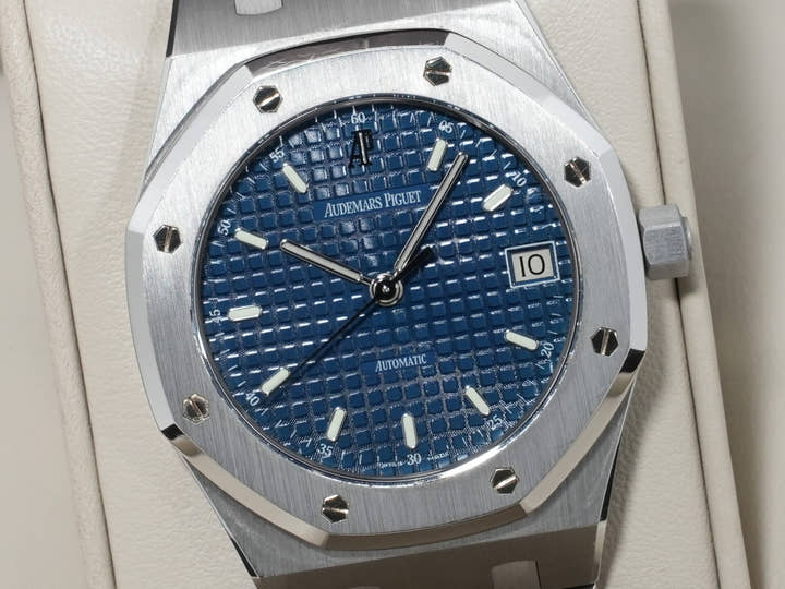 オーデマピゲ ロイヤルオーク Ref.14790ST ステンレススチール ブルー文字盤 美中古 zq27g9yh