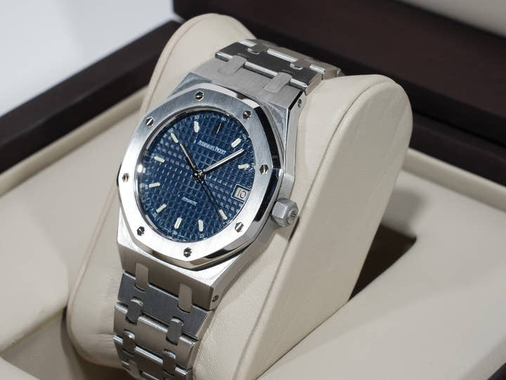 オーデマピゲ ロイヤルオーク Ref.14790ST ステンレススチール ブルー文字盤 美中古 zq27g9yh