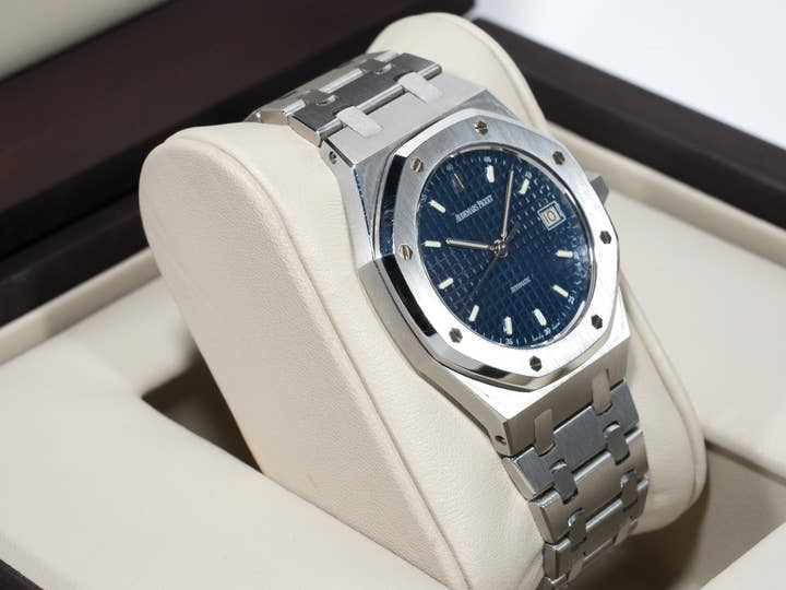 オーデマピゲ ロイヤルオーク Ref.14790ST ステンレススチール ブルー文字盤 美中古 zq27g9yh