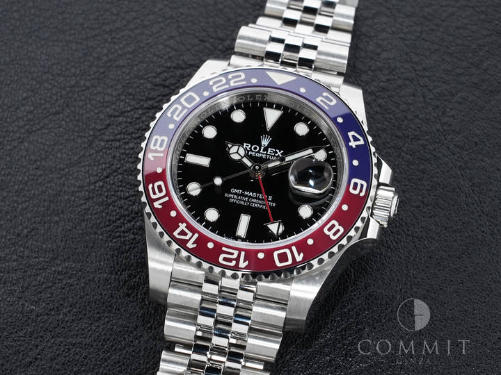 ロレックス GMTマスターII Ref.126710BLRO ステンレススチール ブラック文字盤 ジュビリーブレスレット 中古 ca92aihu