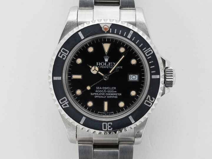 ロレックス シードゥエラー トリプルシックス Ref.16660 ステンレススチール ブラック文字盤 中古 xxx834zp