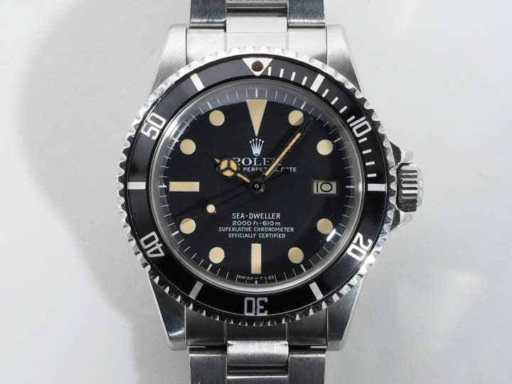 ロレックス シードゥエラー Ref.1665 ステンレススチール ブラック文字盤 中古 2xwxdosm