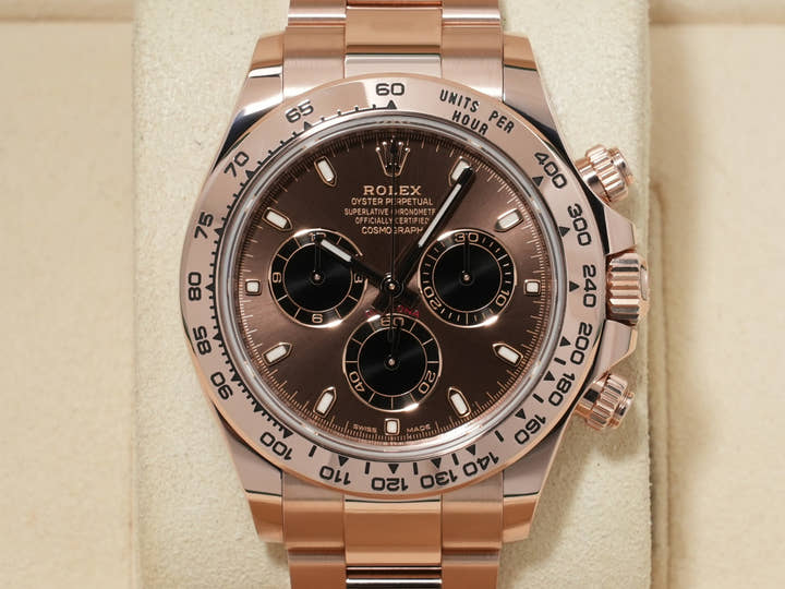 ロレックス デイトナ Ref.116505 エバーローズゴールド チョコレートxブラック文字盤 美品 ot527as7