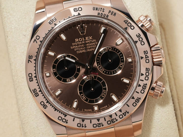 ロレックス デイトナ Ref.116505 エバーローズゴールド チョコレートxブラック文字盤 美品 ot527as7