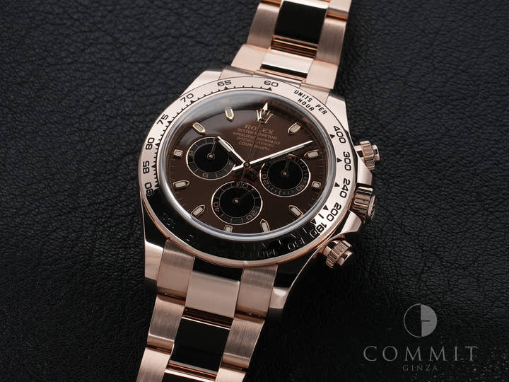 ロレックス デイトナ Ref.116505 エバーローズゴールド チョコレートxブラック文字盤 美品 ot527as7