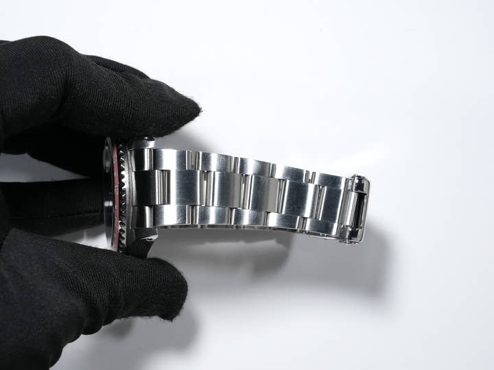 ロレックス GMTマスターII Ref.16710 ステンレススチール ブラック文字盤 オイスターブレスレット 中古 eyibd377