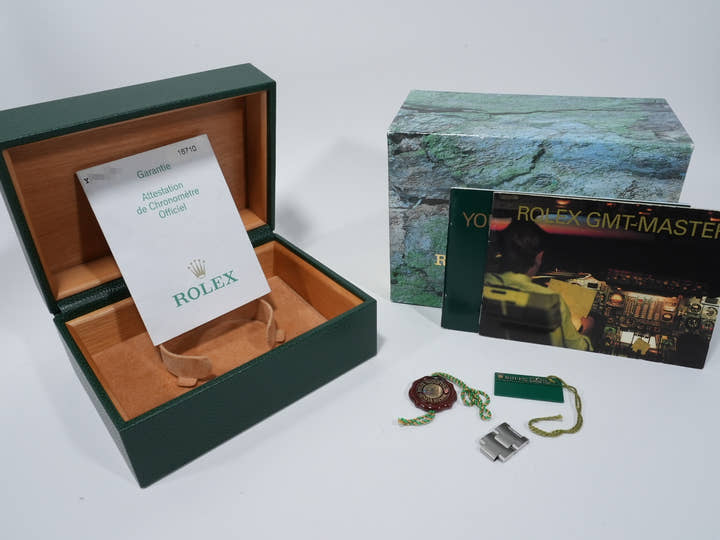 ロレックス GMTマスターII Ref.16710 ステンレススチール ブラック文字盤 オイスターブレスレット 中古 eyibd377