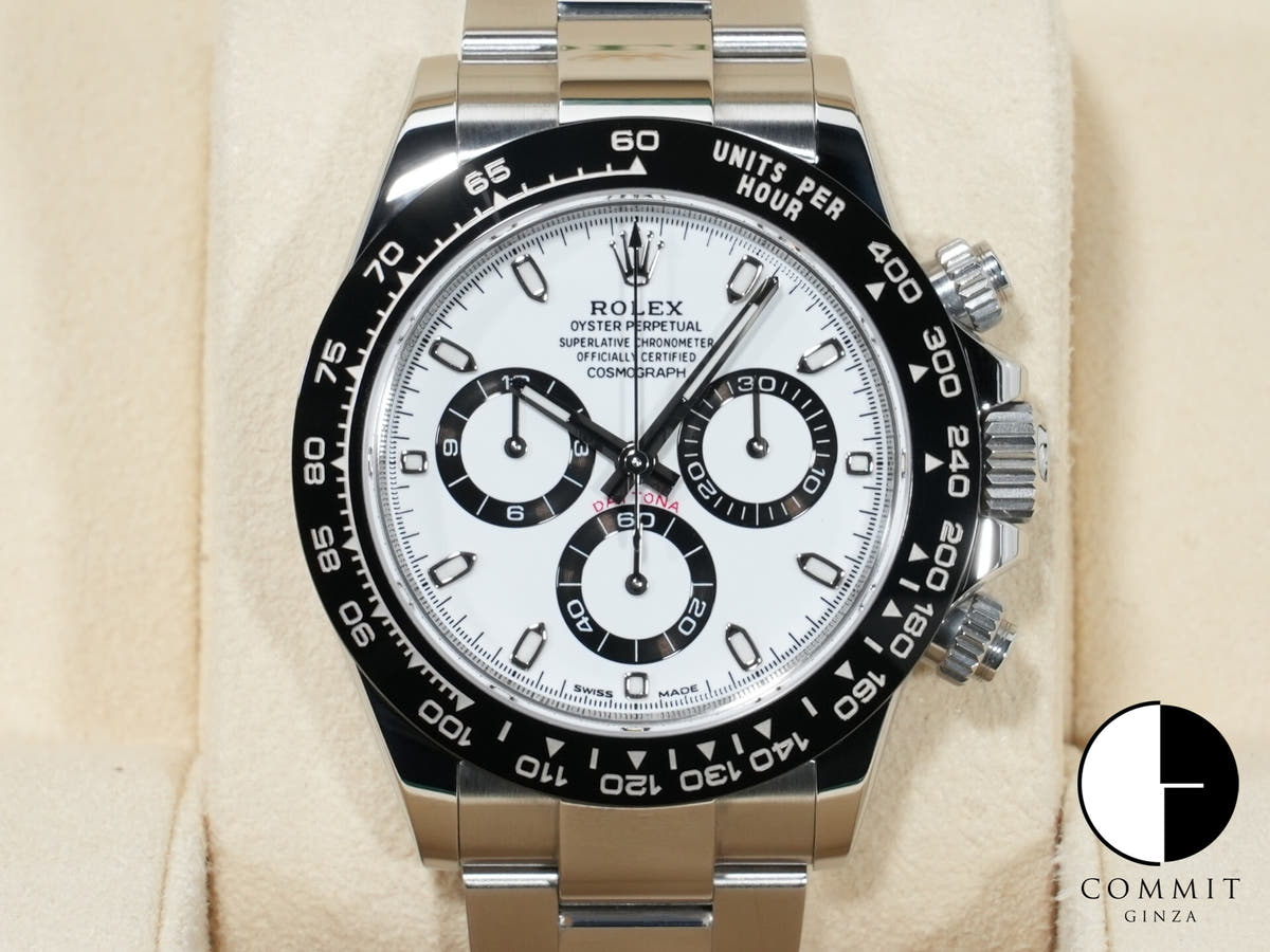 ロレックス デイトナ Ref.116500LN ステンレススチール ホワイト文字盤 中古 4beuaeus