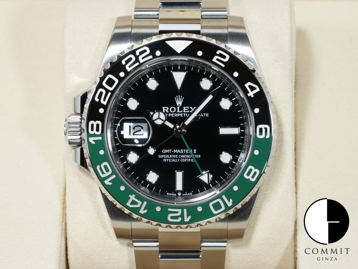 ロレックス GMTマスターII Ref.126720VTNR ステンレススチール ブラック文字盤 オイスターブレスレット 未使用 sv97pp48