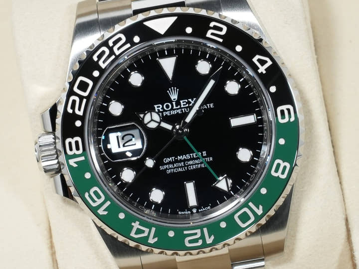 ロレックス GMTマスターII Ref.126720VTNR ステンレススチール ブラック文字盤 オイスターブレスレット 未使用 sv97pp48