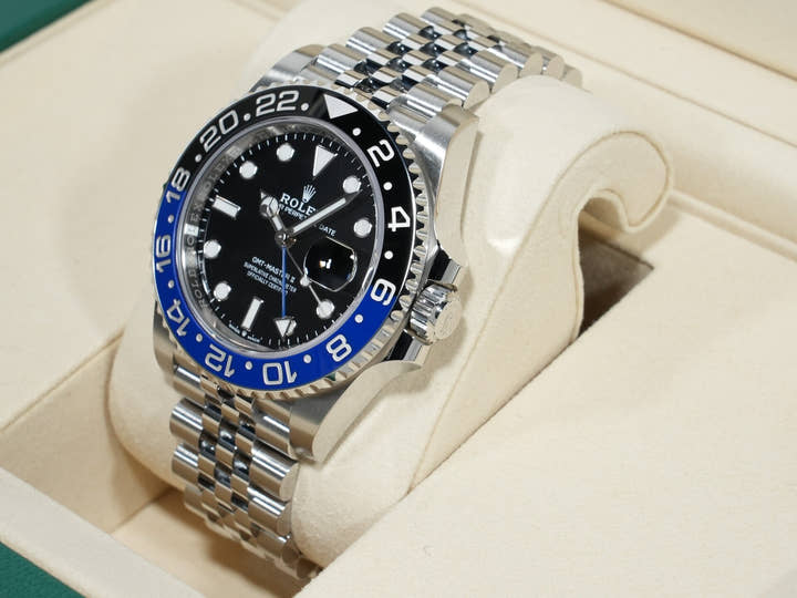 ロレックス GMTマスターII Ref.126710BLNR ステンレススチール ブラック文字盤 ジュビリーブレスレット 未使用 p9ysb2bh
