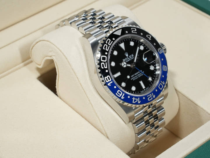 ロレックス GMTマスターII Ref.126710BLNR ステンレススチール ブラック文字盤 ジュビリーブレスレット 未使用 p9ysb2bh