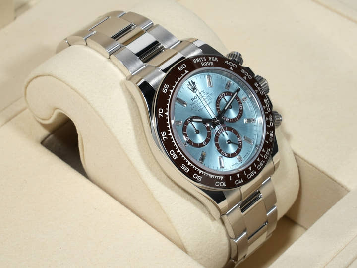 ロレックス デイトナ Ref.126506A プラチナ アイスブルーx11Pダイヤ文字盤 未使用 gnh4j5qk